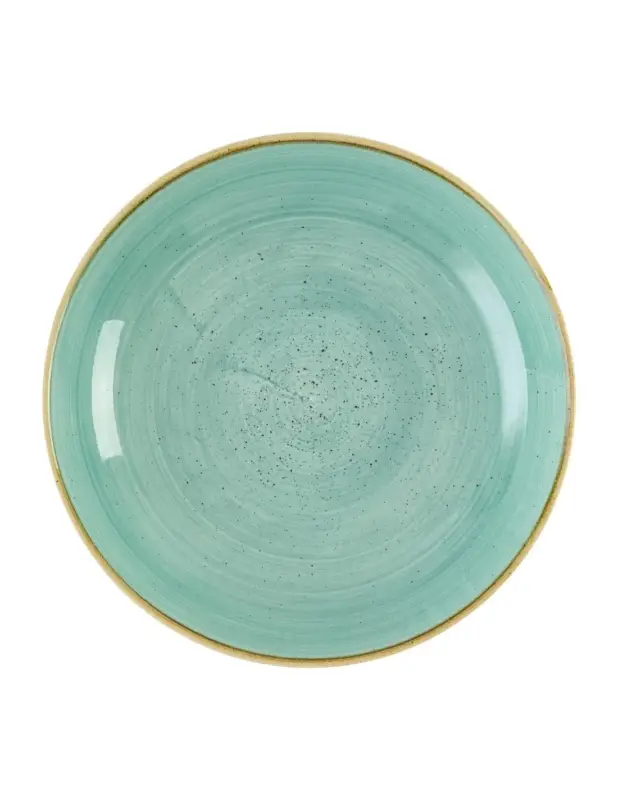 Assiettes coupes rondes Churchill Stonecast Mint 182mm (Lot de 12) Haute Qualité