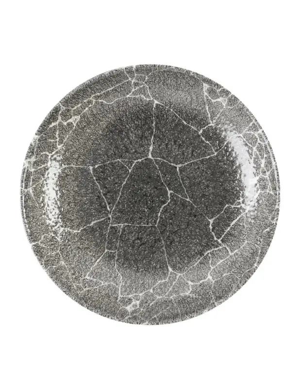Assiettes coupes rondes Churchill Studio Prints Kintsugi Quartz Black 248mm (Lot de 12) Vente Flash