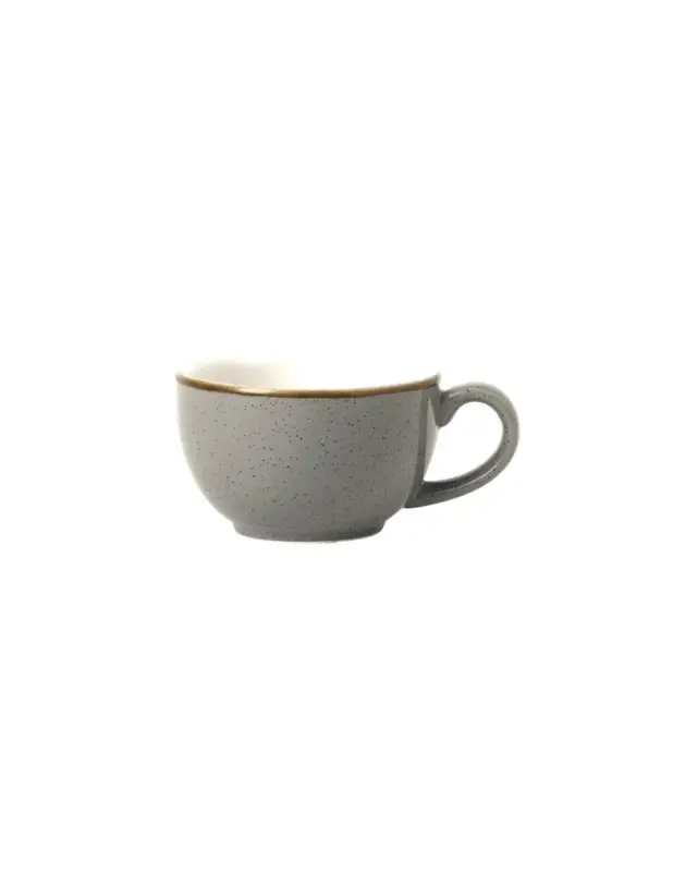 Tasses à cappuccino Churchill Stonecast Grey 170ml (Lot de 12) Livraison Express