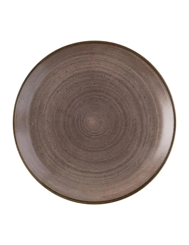 Assiettes avec rebord Churchill Stonecast Raw Evolve Brown 286mm (Lot de 12) Prix Réduit