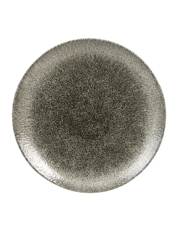 Acheter Direct Assiettes rondes Churchill Studio Prints Raku Quartz Black 260mm (Lot de 12)