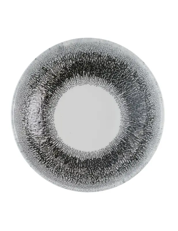 Meilleur Choix Assiettes coupes rondes Churchill Studio Prints Fusion Black Evolve 182mm (Lot de 12)