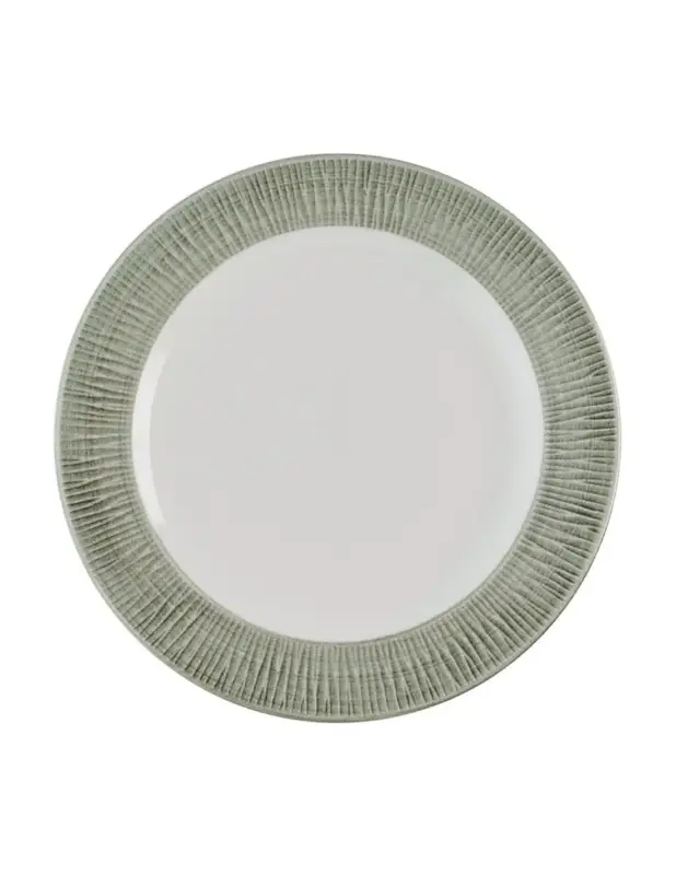 Must-Have Assiettes classiques Churchill Bamboo Ceramic Spinwash Alpine 233mm (Lot de 12)