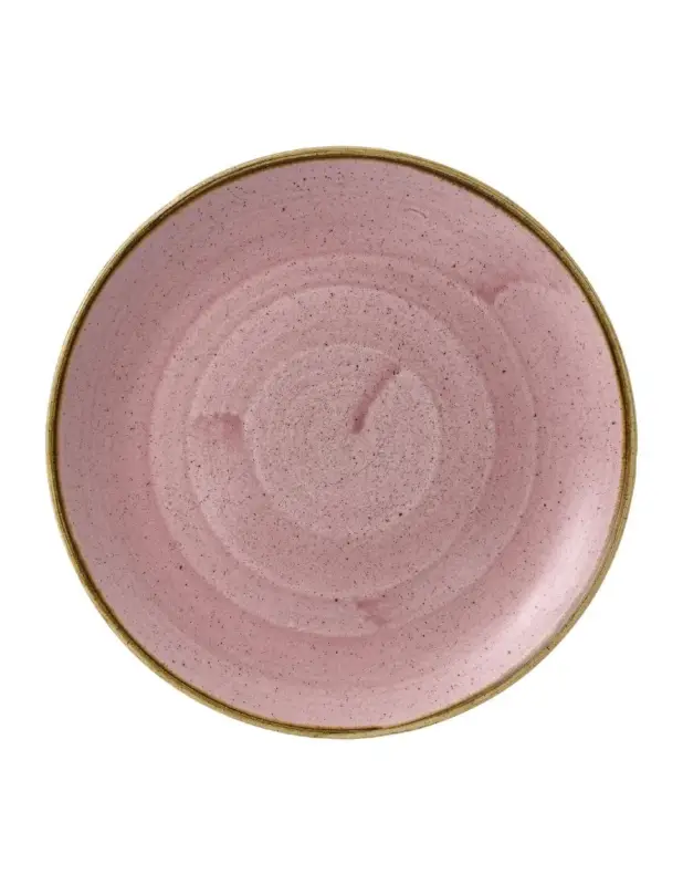 Assiettes rondes Churchill Stonecast Petal Pink 254mm (Lot de 12) Super Prix
