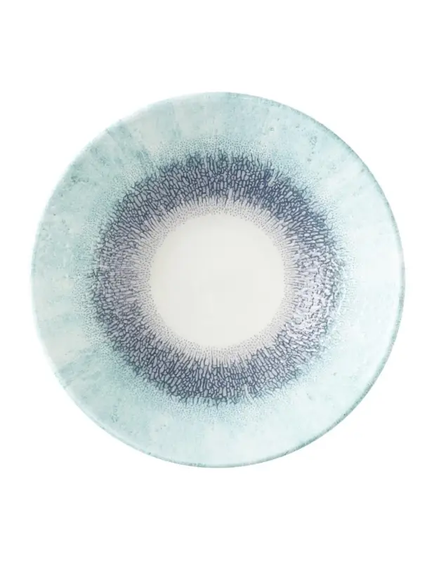 Assiettes creuses rondes Churchill Studio Prints Fusion Blue 203mm (Lot de 6) Produit De Marque