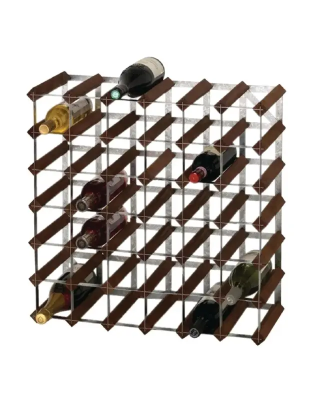 Quantité Limitée Casier à vin 42 bouteilles bois foncé
