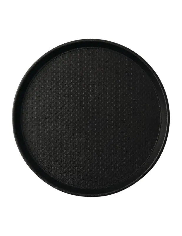 Plateau antidérapant Roltex Blackline rond 310mm noir Livraison Gratuite