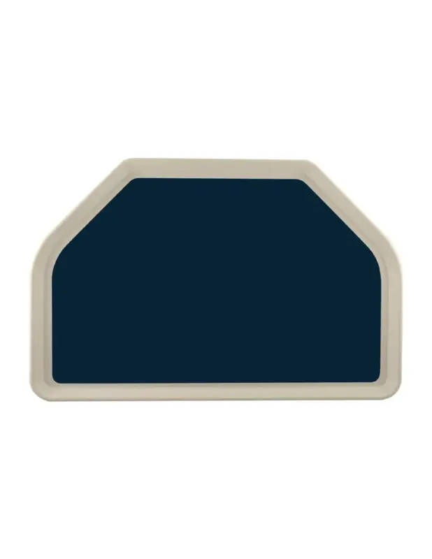 Plateau de service en polyester Roltex Trapèze GN 500x325mm bleu Must-Have