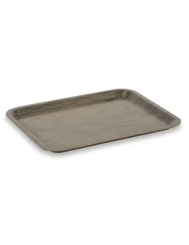 Plateau de service en mélamine Roltex 265x325mm wengé Solde