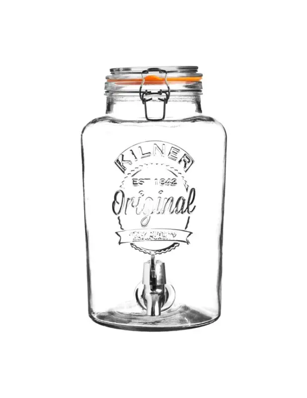 Achetez Aujourd’hui Distributeur de boissons couvercle à clip Kilner 5 litres