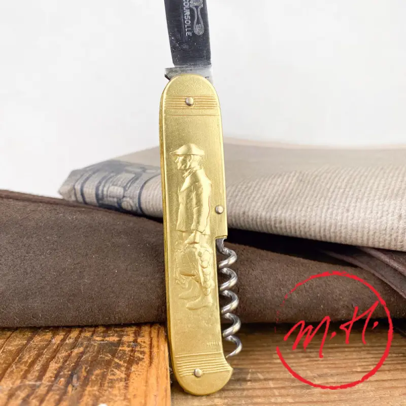 Couteau Coursolle 2 pièces laiton pêcheur Achat Immédiat