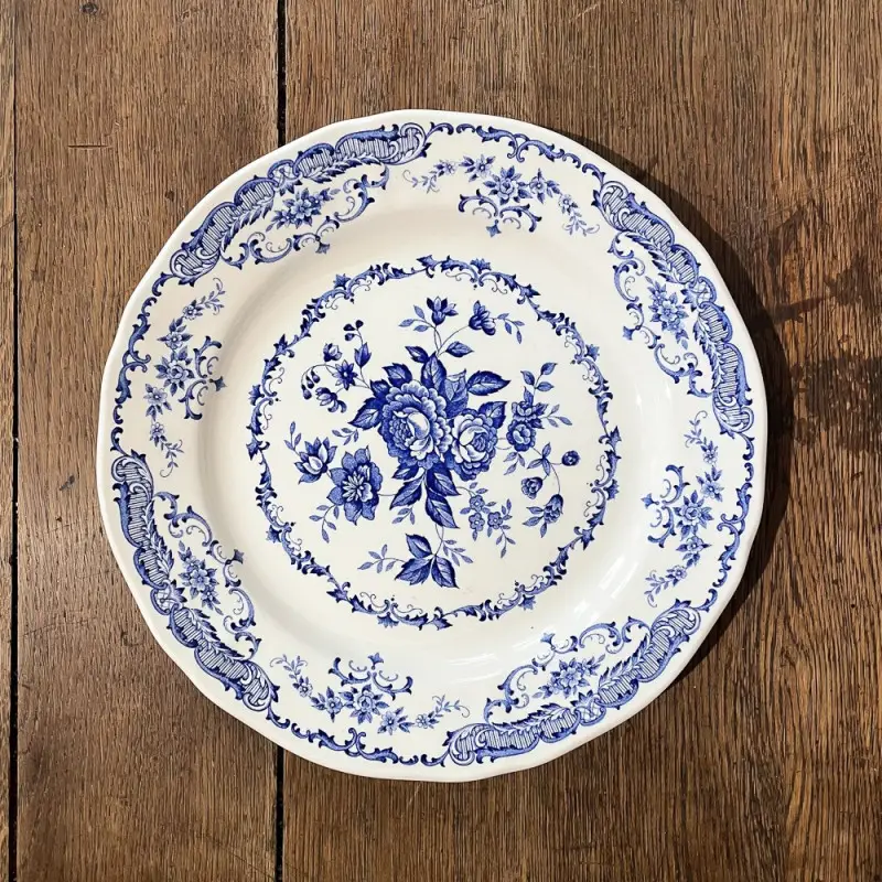 Achetez Aujourd’hui Plat rond décor floral Ø31cm