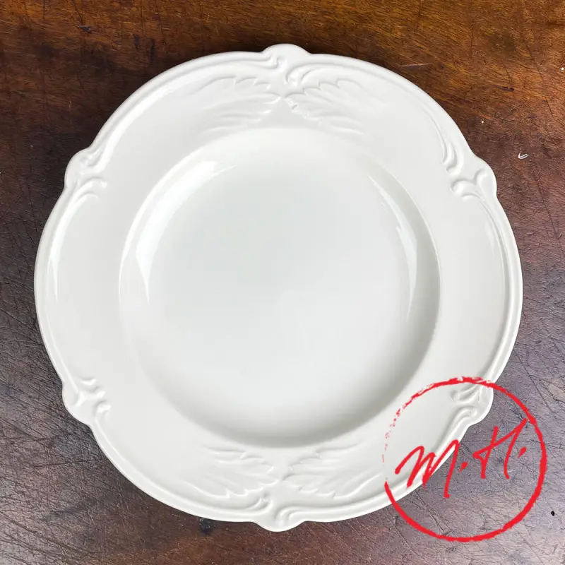 4 assiettes Rocaille Ø 28cm – Gien Bon Marché