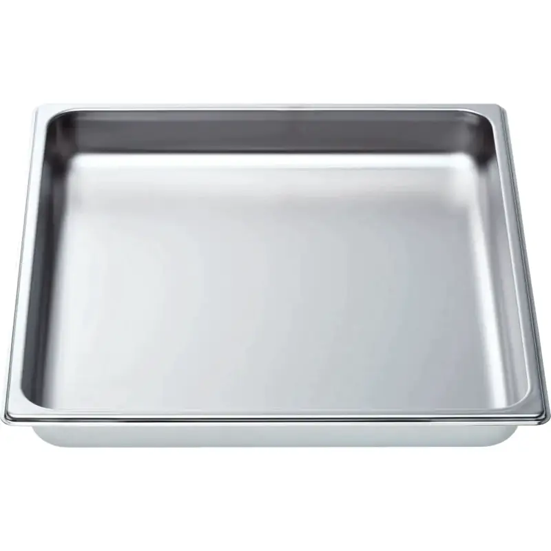 Grand plat inox non perforé pour four vapeur Bosch Siemens Neff Offre Du Jour