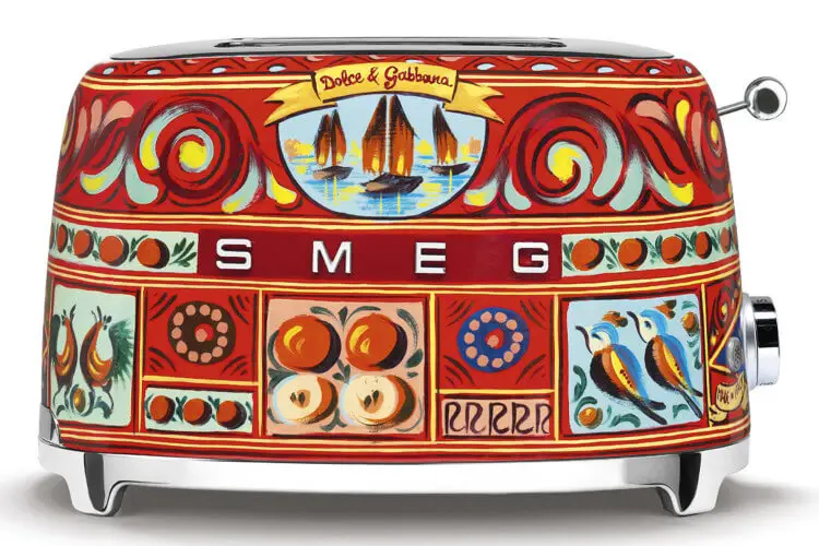 Toaster SMEG 2 tranches Dolce & Gabbana Sicily is my love Bon Marché