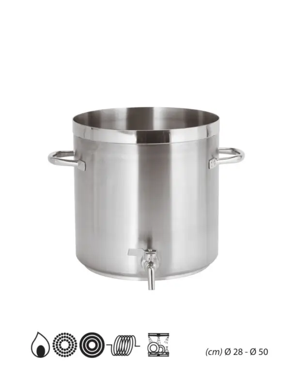 Livraison Gratuite Marmite avec Robinet – Inox Grand Gourmet – Paderno