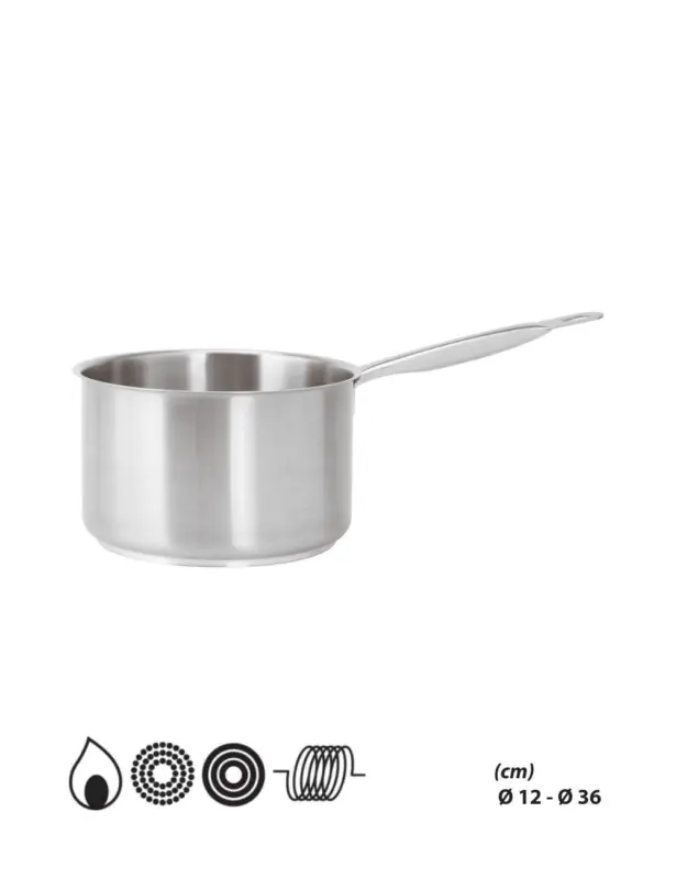Casserole Haute – Inox Série 1000 – Paderno Super Prix