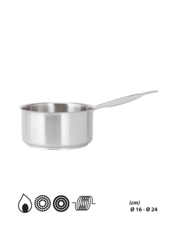 Casserole – Inox Série 1000 – Paderno Meilleure Vente