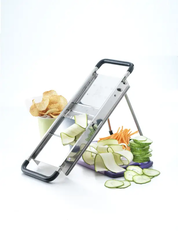 Marque Mandoline du Chef – réversible (2-4-7-10 mm) – Louis Tellier