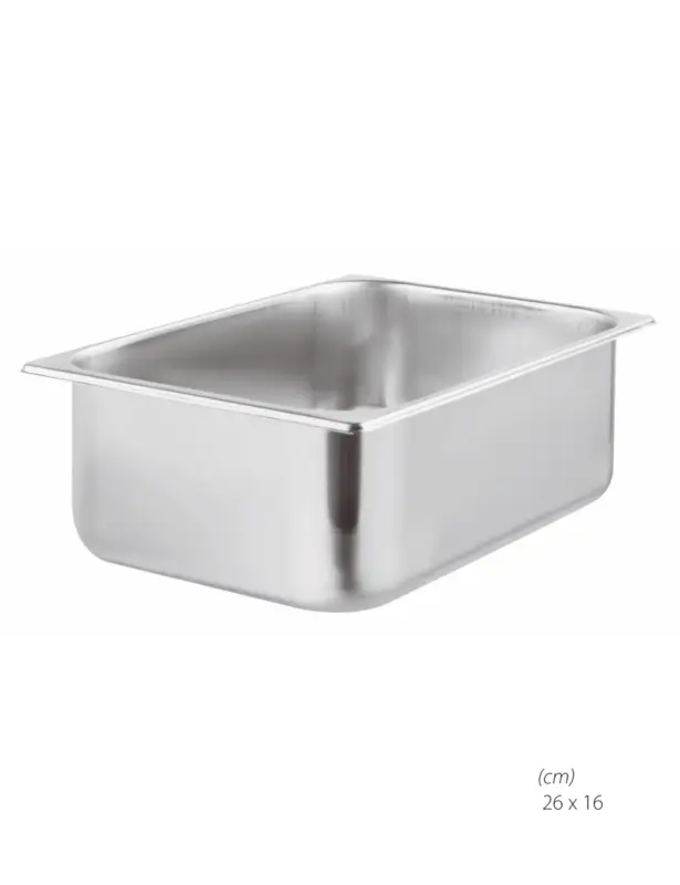 Bac Inox Glacerie (26×16 cm) – Paderno Super Prix