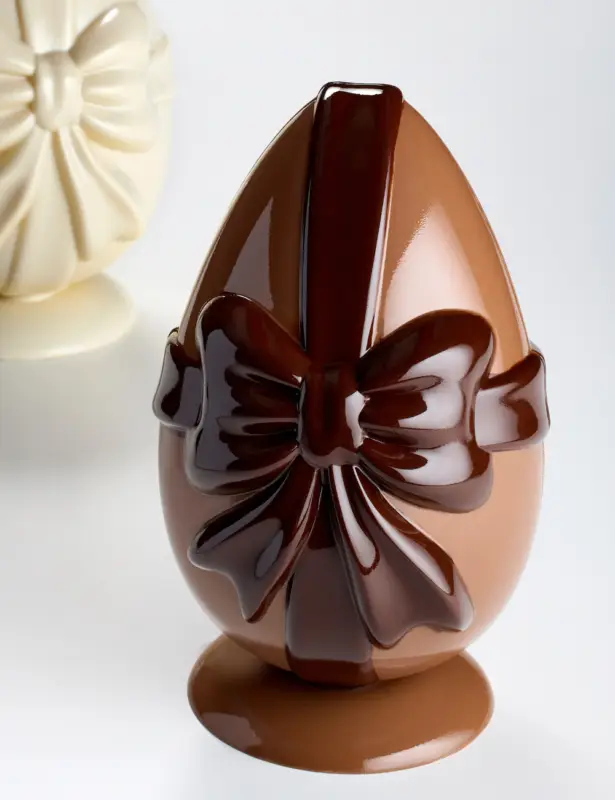 Vente Directe Cadeau – Moule thermoformé chocolat 3D œuf de Pâques (x2) – PAVONI Italia