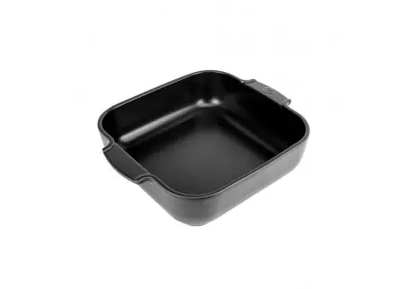 Appolia Plat à Four Carré 28×24 cm Noir Mat Truffe Achat Immédiat