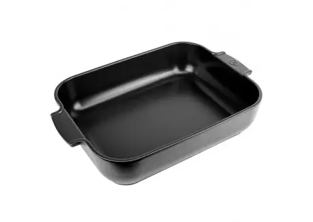 Satisfait Ou Remboursé Appolia Plat à Four Rectangulaire 40×27 cm Noir Mat Truffe