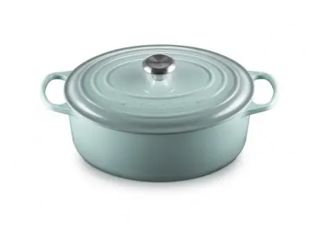 Cocotte Fonte Signature Ovale 6,3 L Bleu Sea Salt (31 cm) Commande En Gros