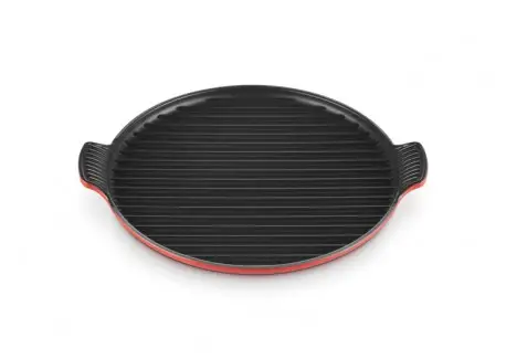 Bistro Grill en Fonte Rond XL 32 cm Rouge Cerise Seulement Aujourd’hui