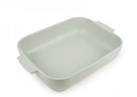 Appolia Plat à Four Céramique Rectangulaire 40×27 cm Vert Mat Sauge Prix Promo