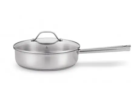 Cicla 3 Sauteuse Inox Recyclé avec Couvercle en Verre 24 cm 3,2 l Offre Spéciale
