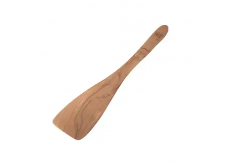 Offre Limitée Spatule Large Courbée en Bois d’olivier 30 cm