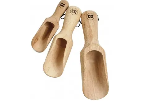 Top Vente Set de 3 Pelles en Bois
