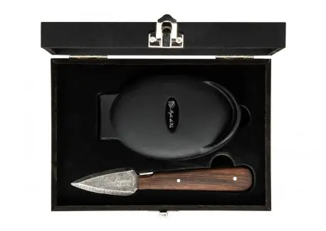 Offre Spéciale Luxury Line Coffret Couteau à Huître Bois Wengé + Protège Main Silicone