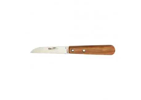 Couteau à Légumes Inox Manche Bois d&rsquo;Olivier 9 cm Satisfait Ou Remboursé