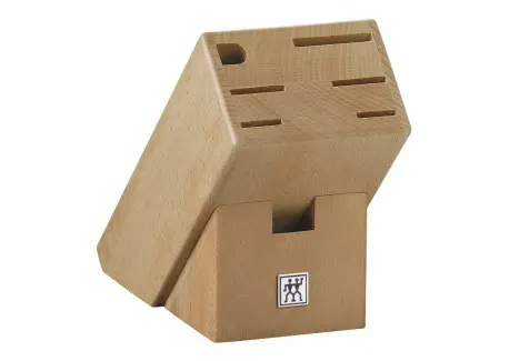 Dernier Modèle Professional S Bloc à 5 Couteaux 1 Fusil 1 Ciseau Bois de Hêtre 23×11,5×19,5 cm