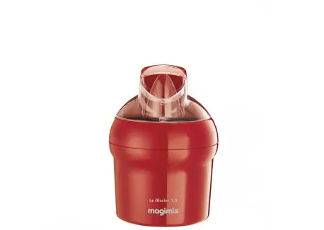 Vente Flash Le Glacier Sorbetière Cuve Inox 1,5 L Rouge