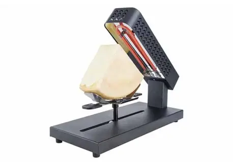 Aspen Appareil à Raclette Traditionnel à Meule Noir Mat Petit Prix