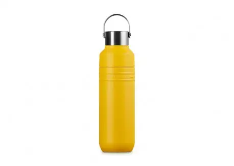 Produit De Marque On The Go Gourde Bouteille Isotherme 500 ml Jaune Nectar