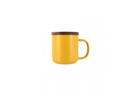 Tasse à Thé avec Infuseur 0,30 L Jaune Certifié
