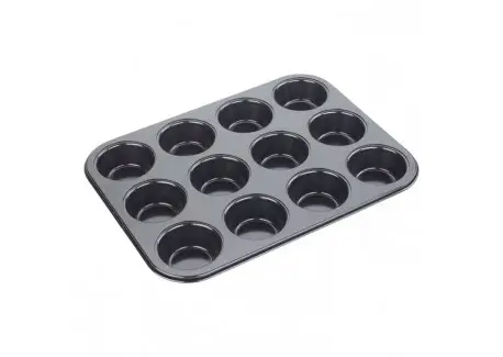 Meilleure Vente Moule 12 Muffins Acier Anti-adhésif sans PFAS