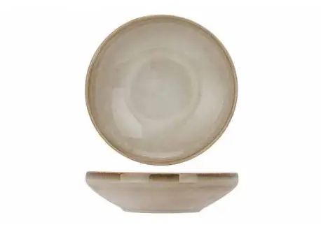 Conico Assiette Creuse Beige Sable 16,5 cm Commander Vite