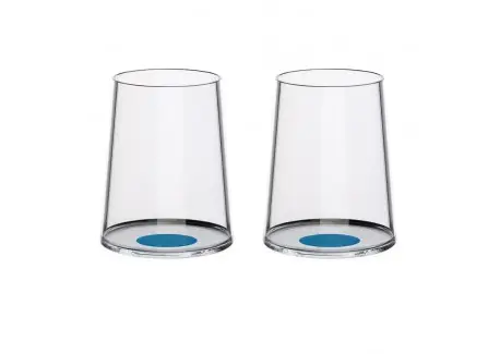 Splitglass Bleu Gobelet/Verre à Vin Blanc Aimanté Modulable (Sans Pied) 2 pcs Super Prix
