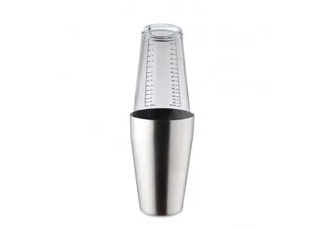 Shaker Boston Verre et Inox 425 ml Populaire