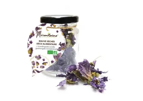 Acheter En Ligne Fleurs de Mauve Séchées Bio Déco 1,5 g