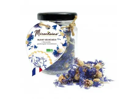 Commande En Gros Fleurs de Bleuet Séchées Bio Déco 4,5 g