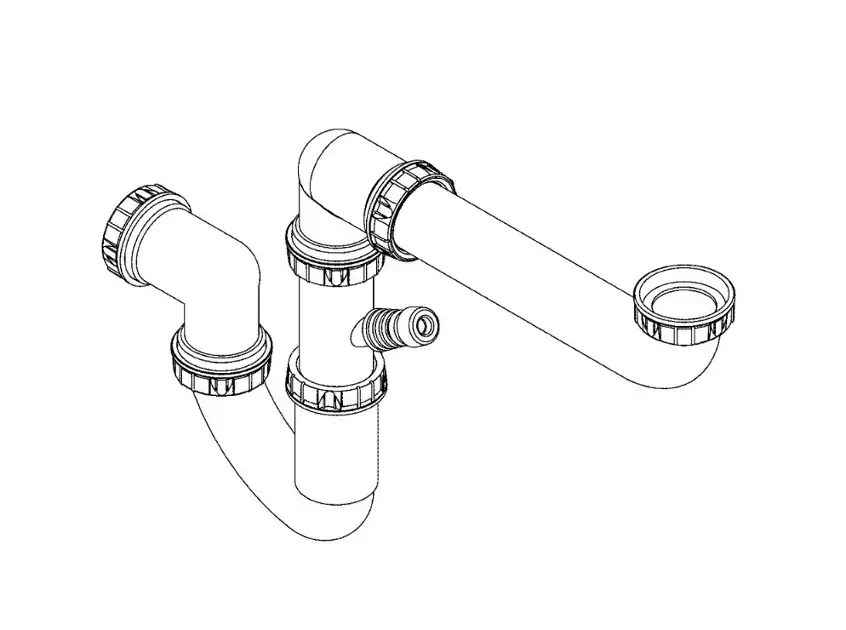 Retour Gratuit Grohe – Siphon d'évier, plastique 42616000