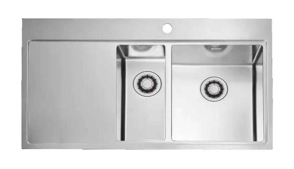 Affaire À Saisir Alveus Pure – Evier 98×53 cm, Quick-Close, inox 1149520