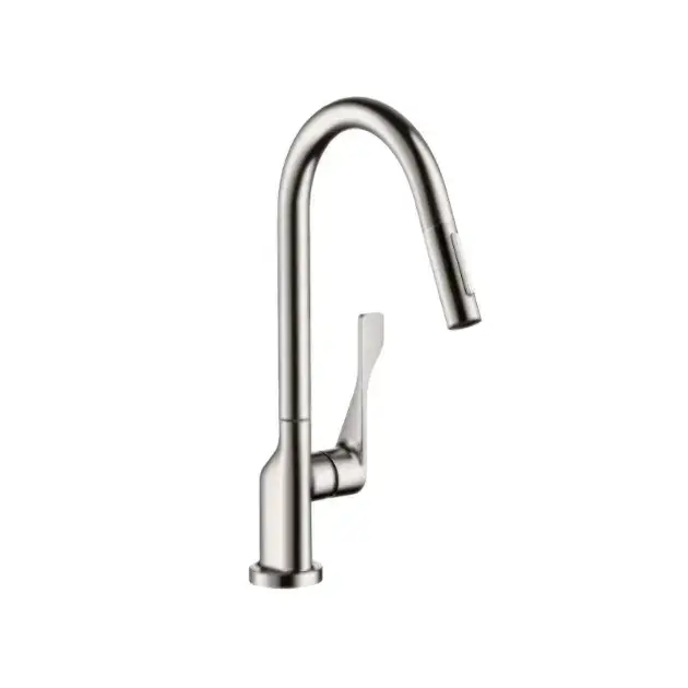 Axor Citterio – Mitigeur d’évier avec douchette extractible, aspect inox 39835800 Dernière Chance