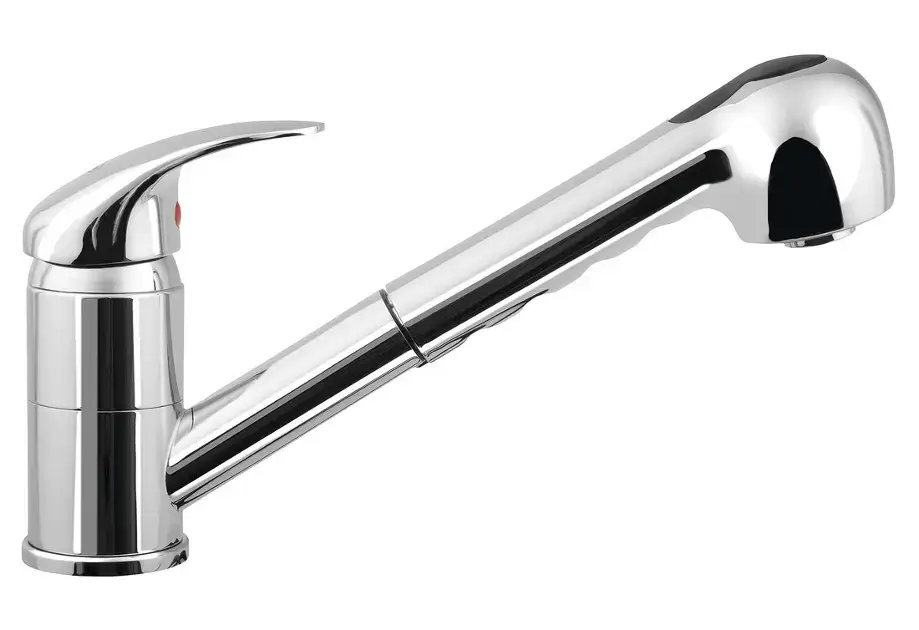 Aqualine Kasiopea – Mitigeur d’évier avec douchette extractible, chrome 1107-70 Meilleure Vente